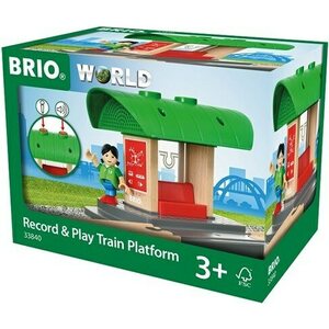 Brio 33840 tallenna ja toista-junalaitur