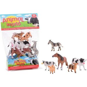 Maatilaneläimet 6 kpl / pussissa